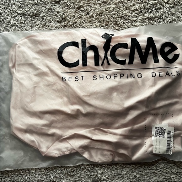 Silk ChicMe light pink top - Picture 7 of 9